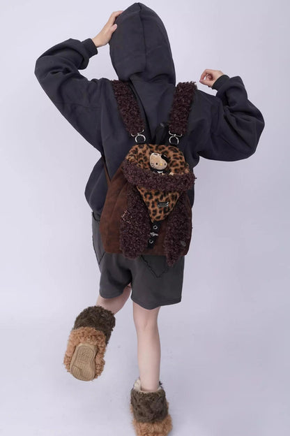 Ear Furry Crossbody Bag