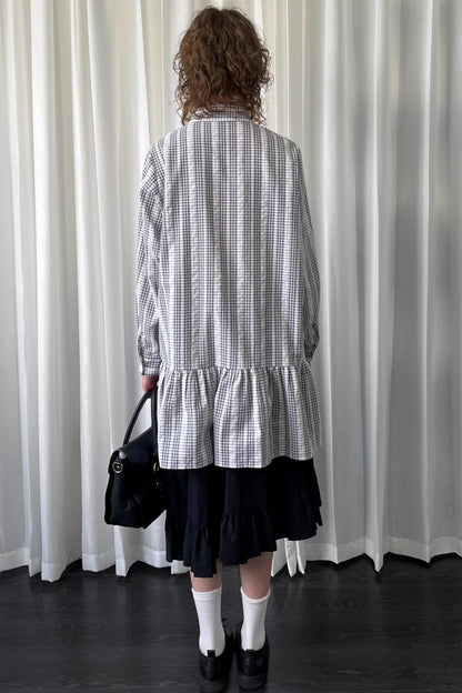 Loosestripe Long Sleeve Shirt Dress