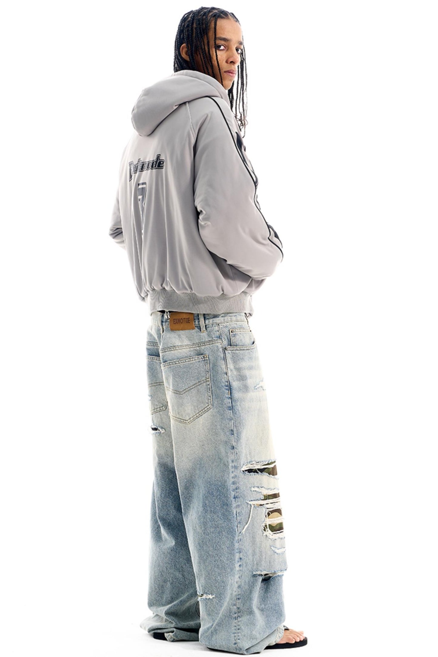 Patchwork Embroidered Cotton Jacket