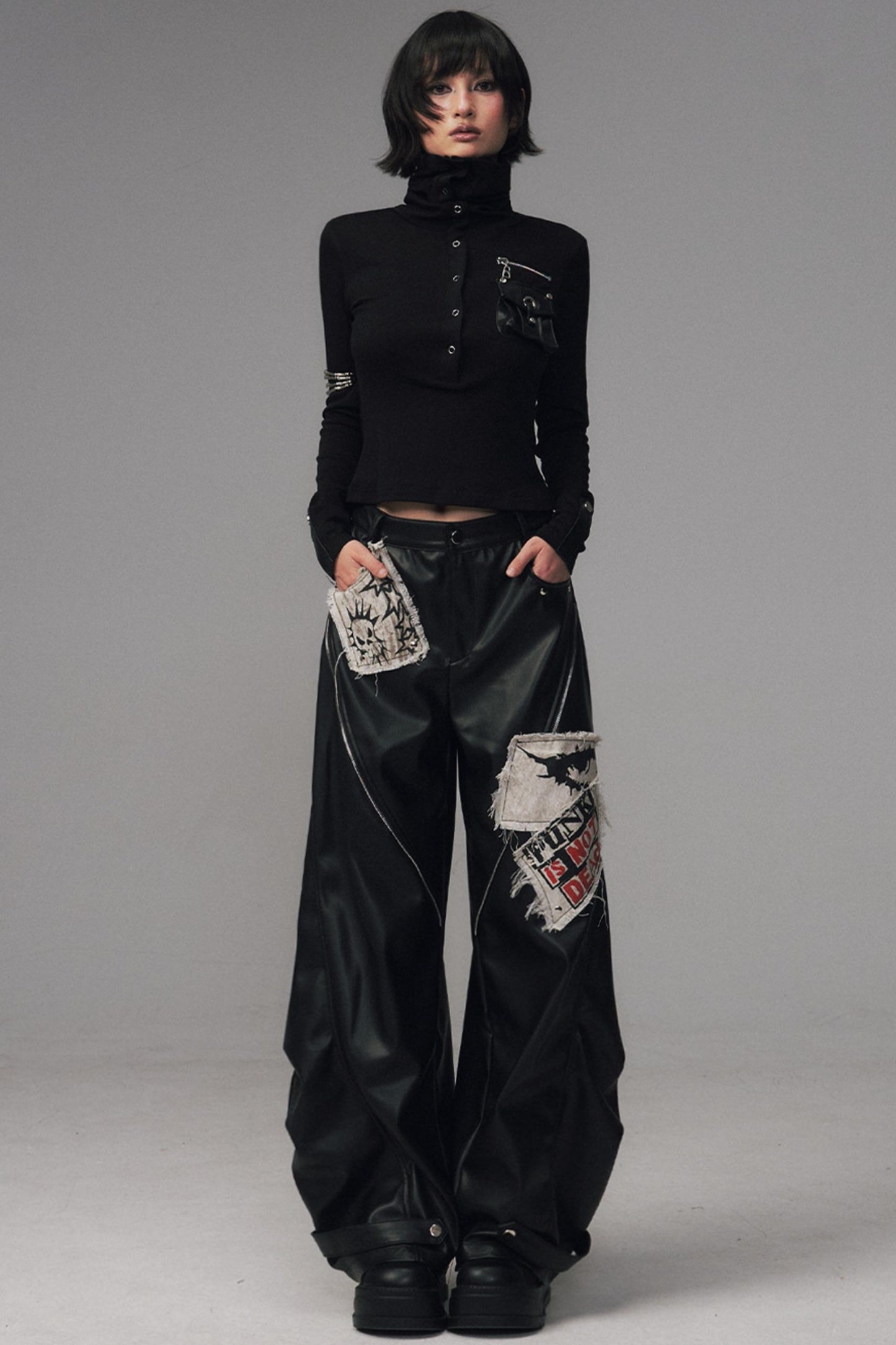 Lost Split Leather Pants