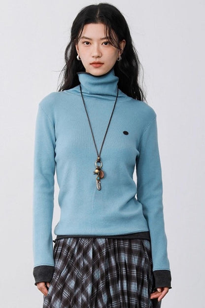 Haze Blue Two-Piece Sweater
