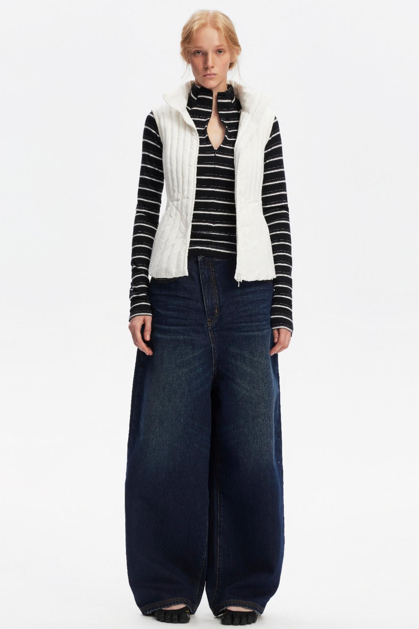 Vintage Distressed Denim Pants