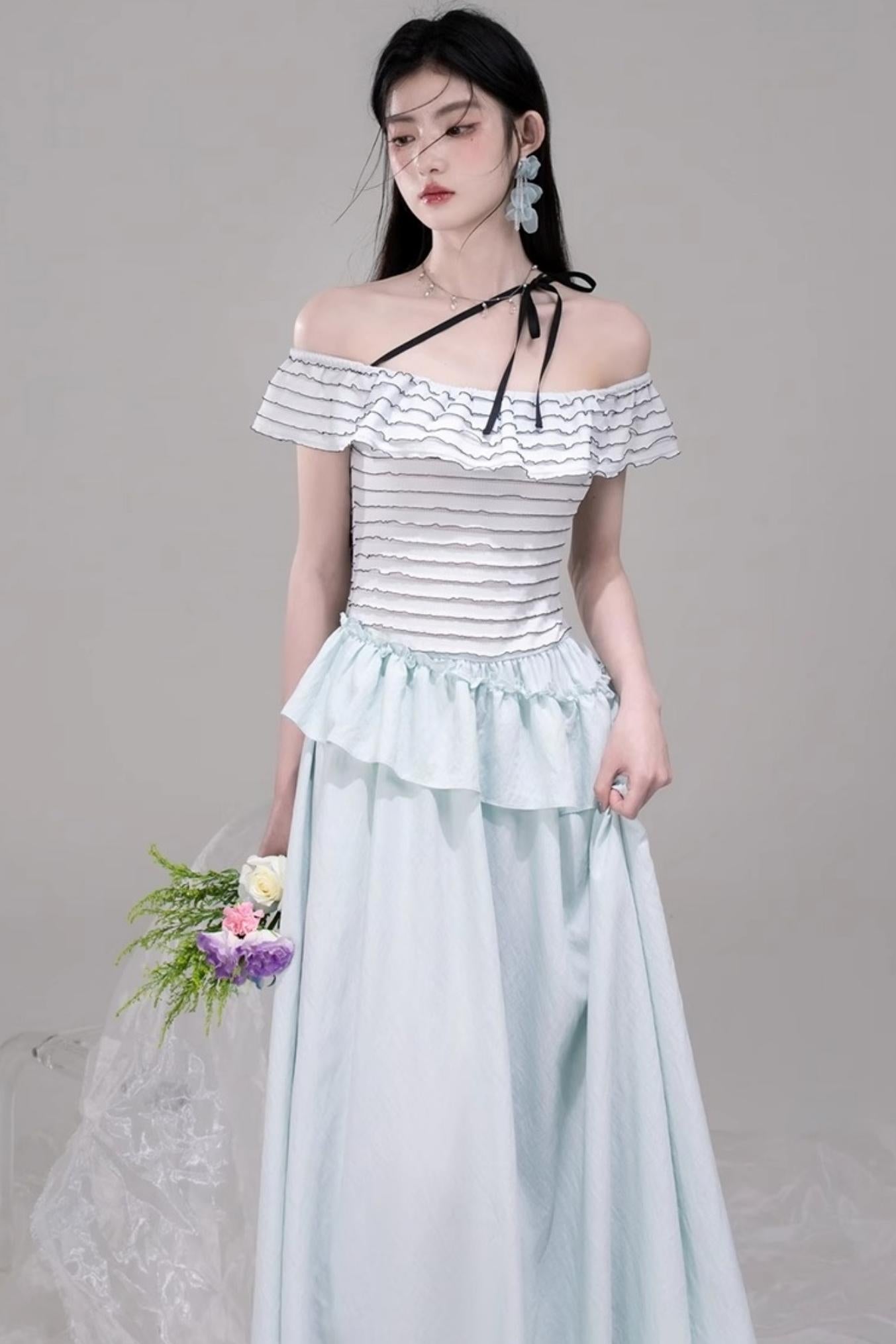 Aurora One-Shoulder A-Line Dress