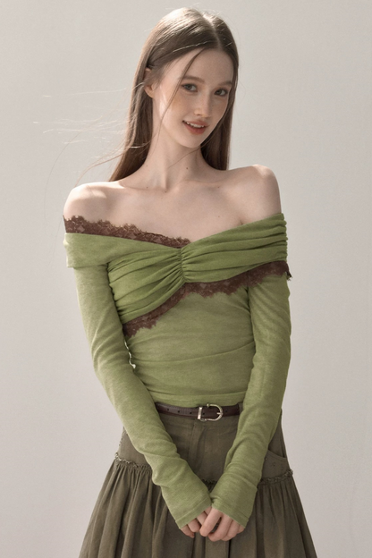 Sexy Off-Shoulder Lace Top