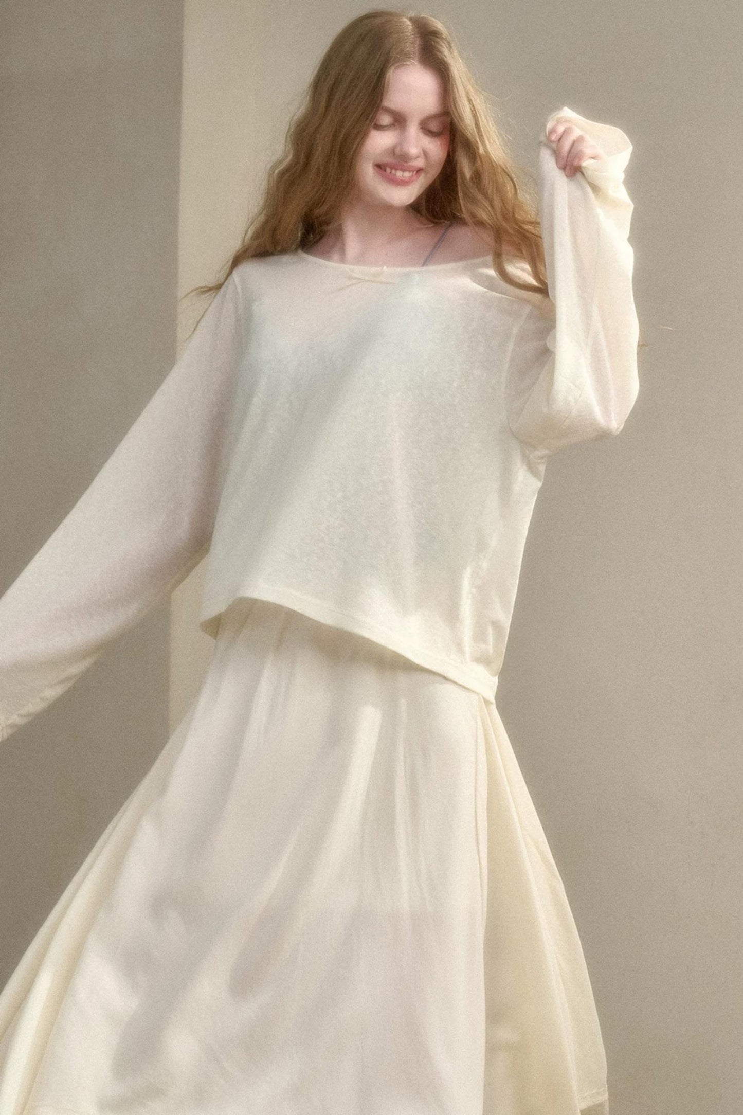 Natural Lyocell Cloud Blouse