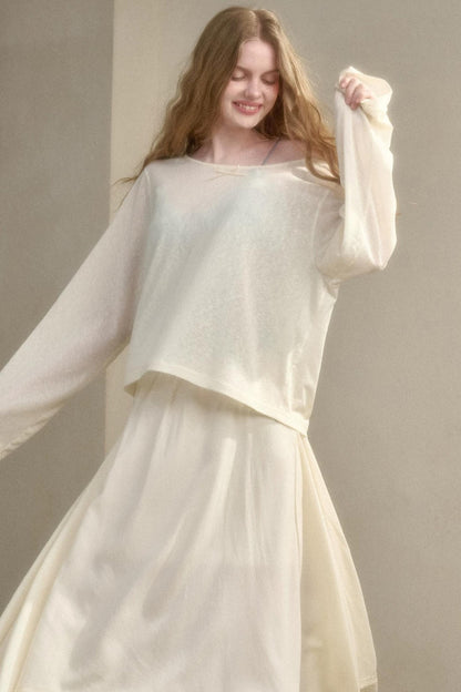 Natural Lyocell Cloud Blouse