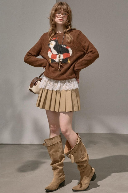 Vintage Crew Neck Sweater