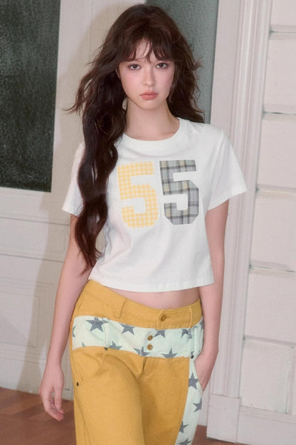 New Retro Digital Short Sleeve T-Shirt