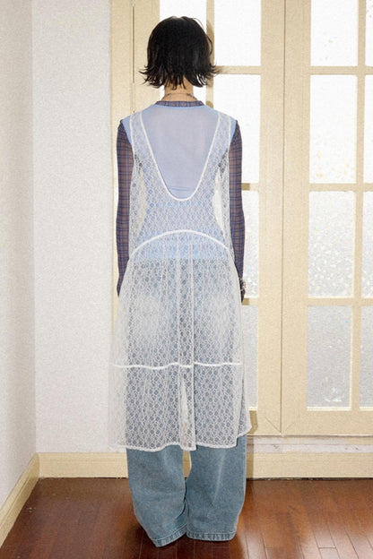 Misty Starfish Lace Dress