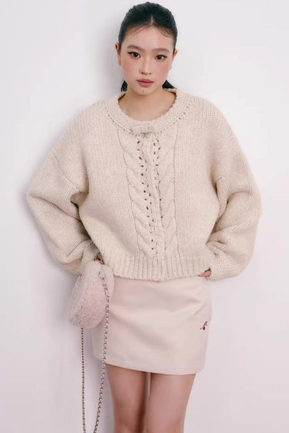 Fuzzy Velvet Quilted Handbag