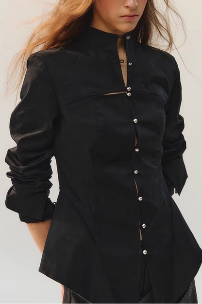 Night Wave Dekonstruierte Bluse