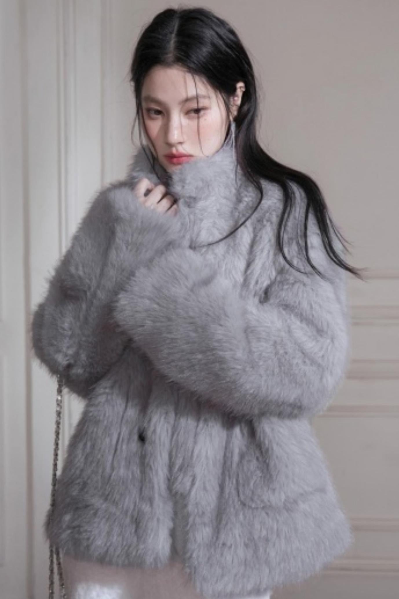 Frost Gray Blue Reversible Jacket