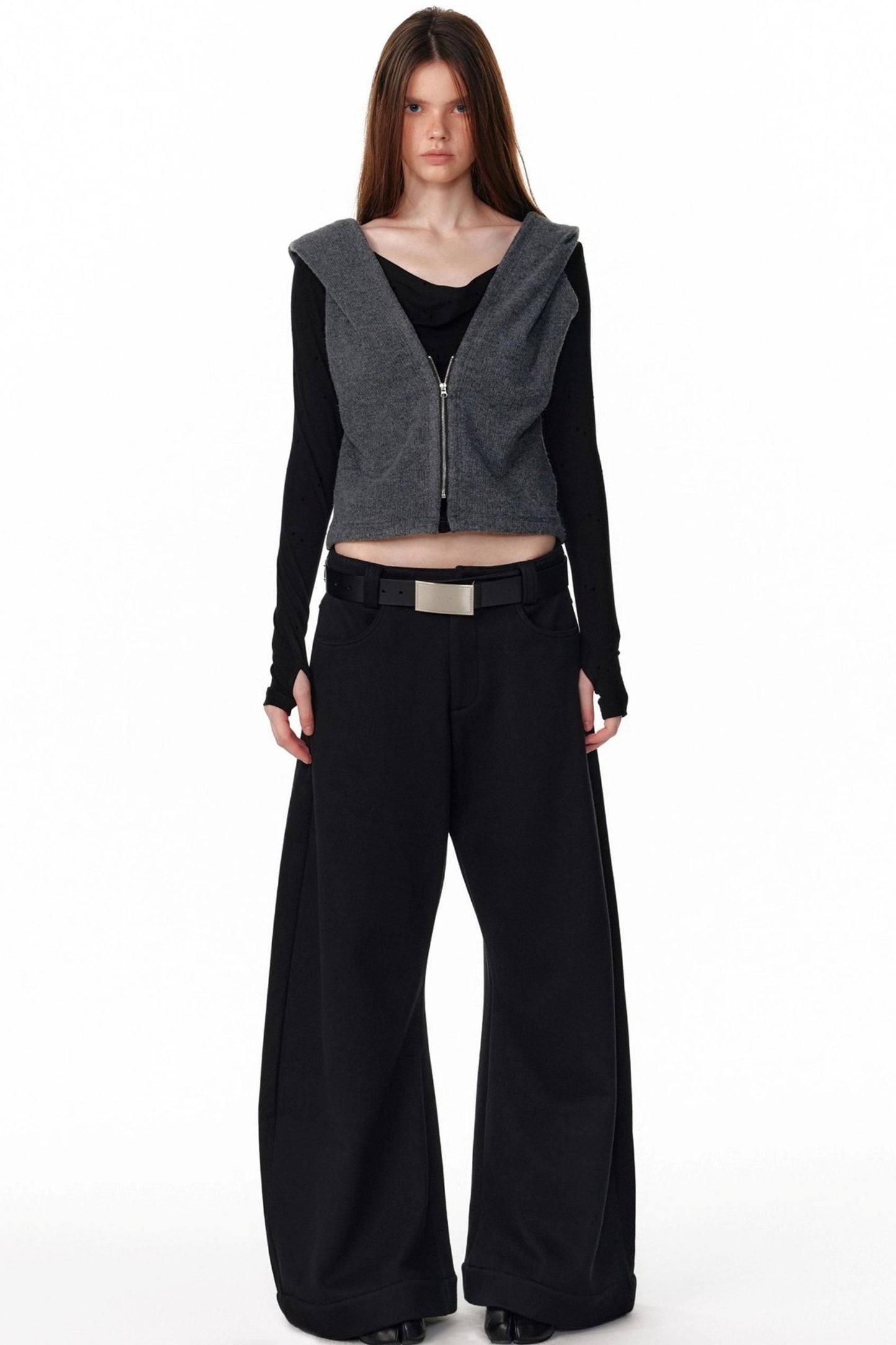 Retro Plaid Fleece Lined Sweatpants