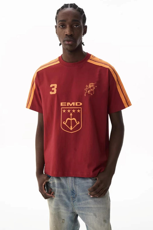 Retro Contrasting Sports Top