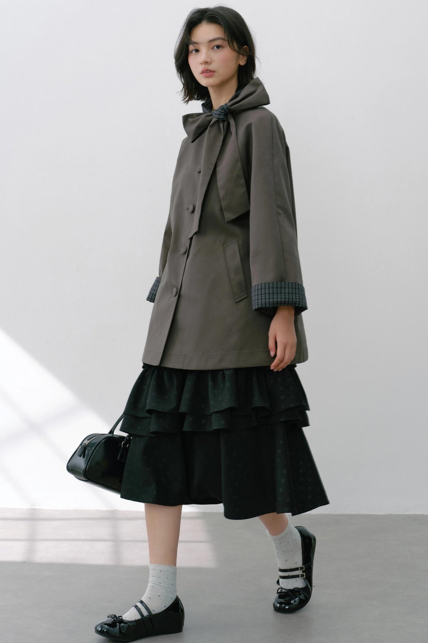 Sweet Bow Trench Coat
