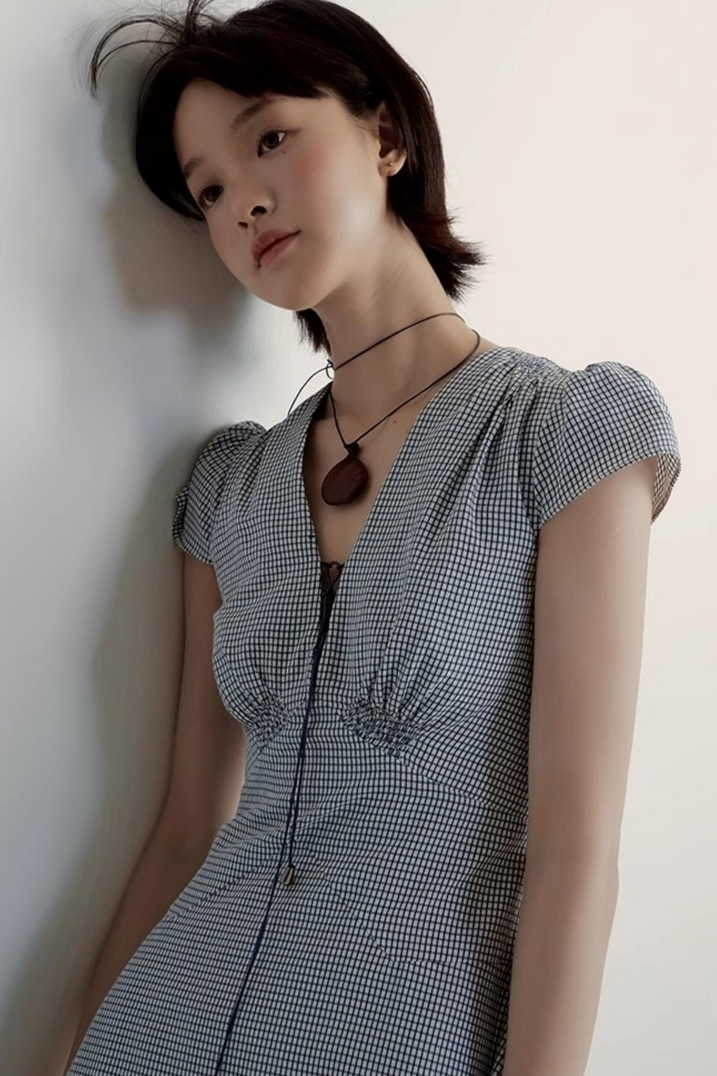 Chic Cotton V-Neck Dress