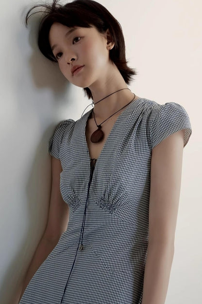 Chic Cotton V-Neck Dress