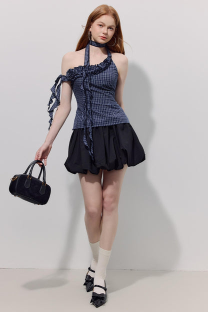 Smocked Peplum Camisole