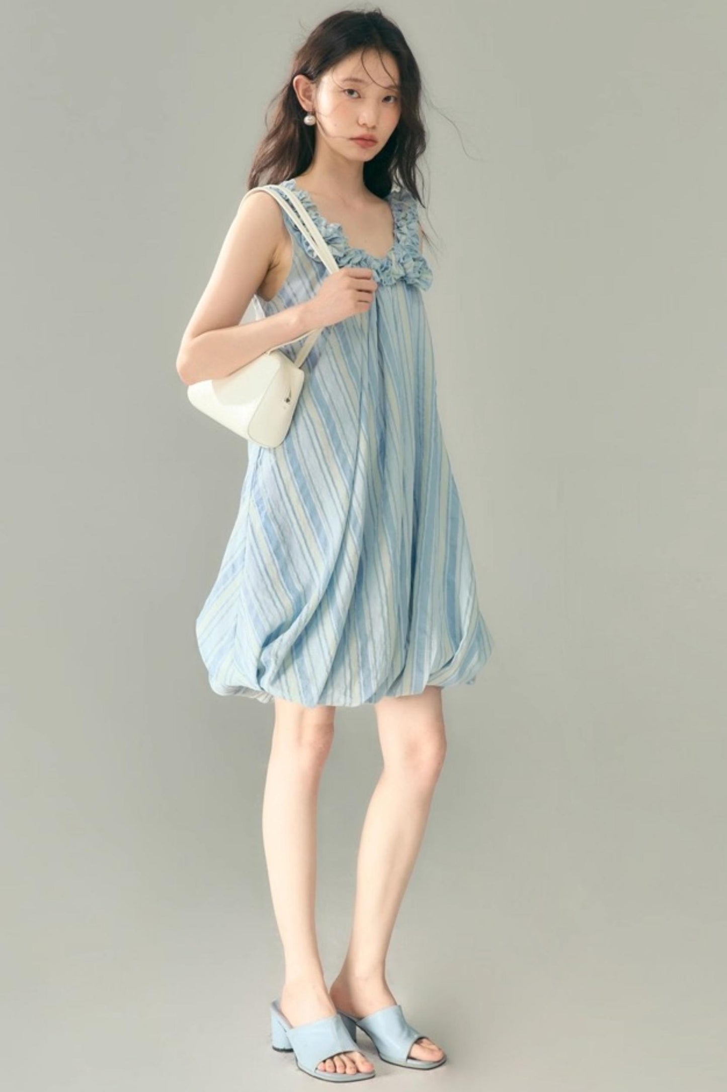 U-Neck Embroidered Dress