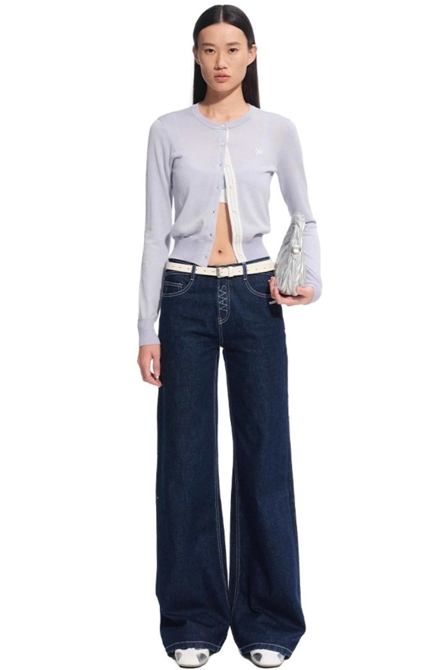 Rosemary Silk Wool Knit Cardigan