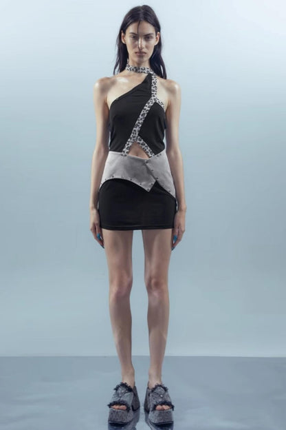 Leopard Patchwork Dress