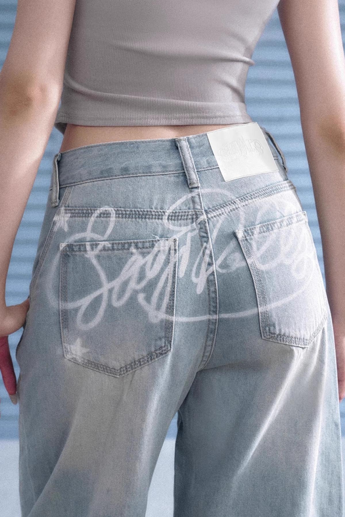 Graffiti Skinny Jeans