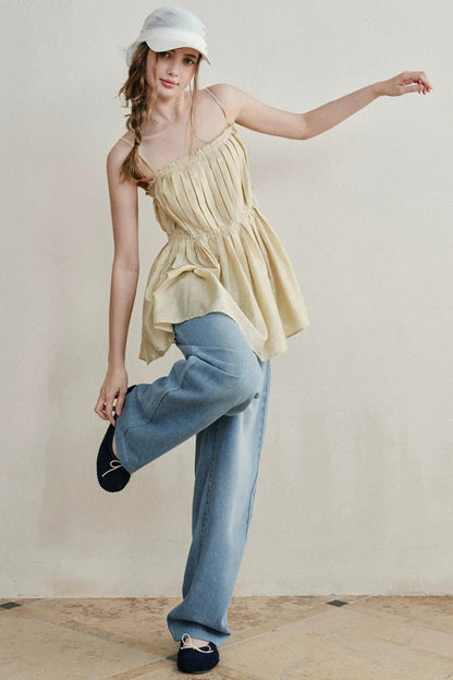 Sea Salt Washed Denim Pants