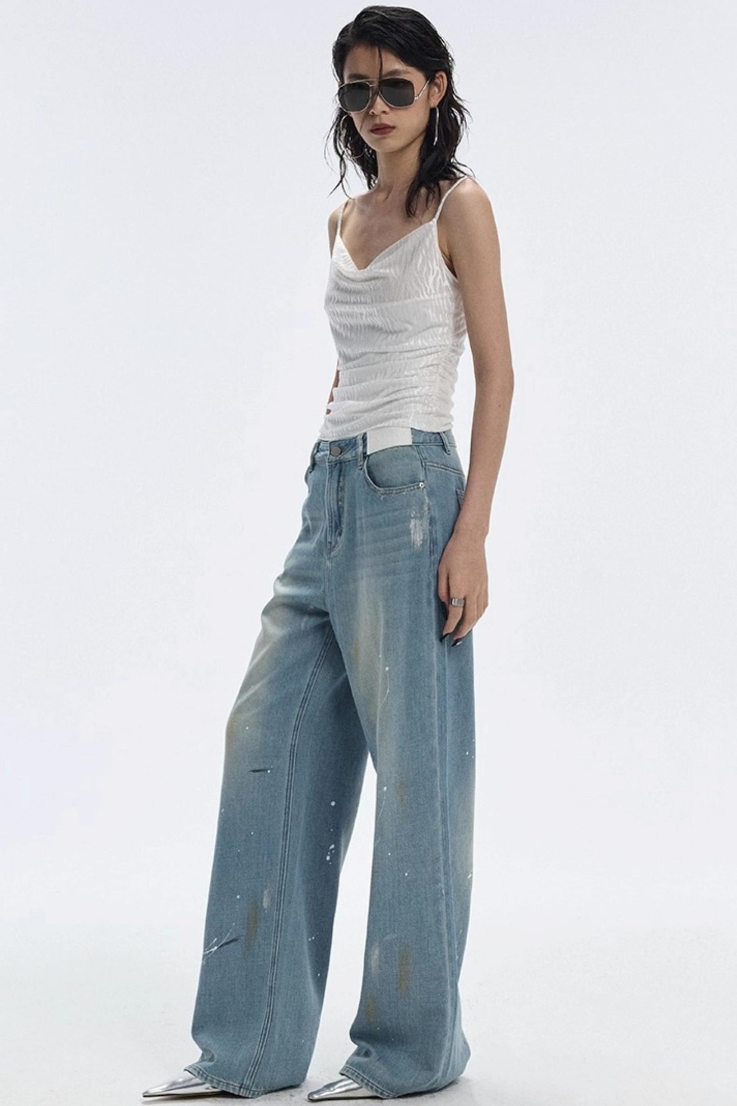 Summer Design Straight-Leg Pants