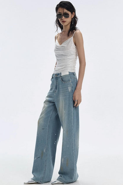Summer Design Straight-Leg Pants