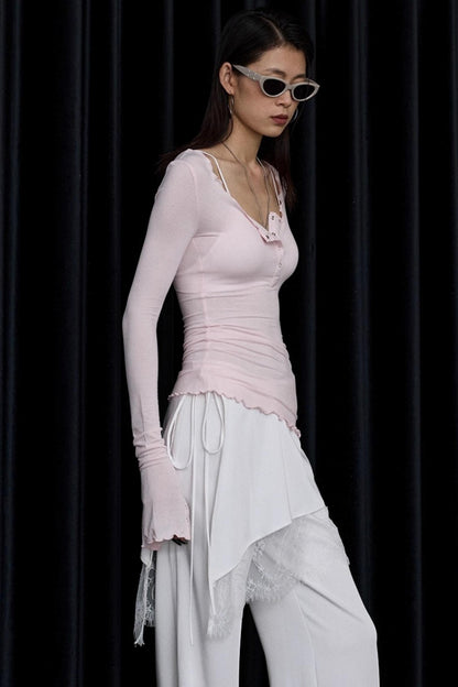 Fungus Edge Long-Sleeved Top