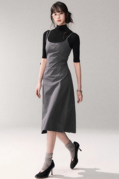 Retro Pure Cotton A-Line Dress