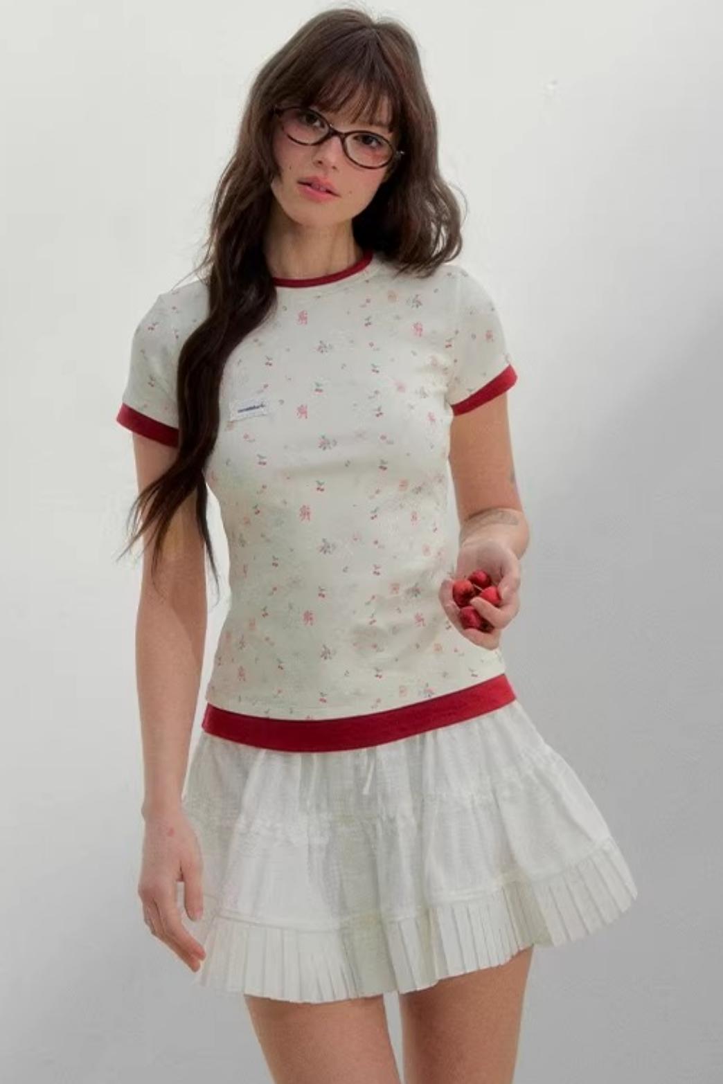 Contrasting Cotton Summer Top