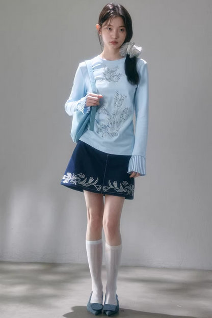 Flower Lily Lace Top