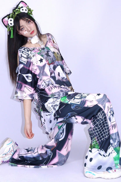 Panda Stitchwork T-Shirt