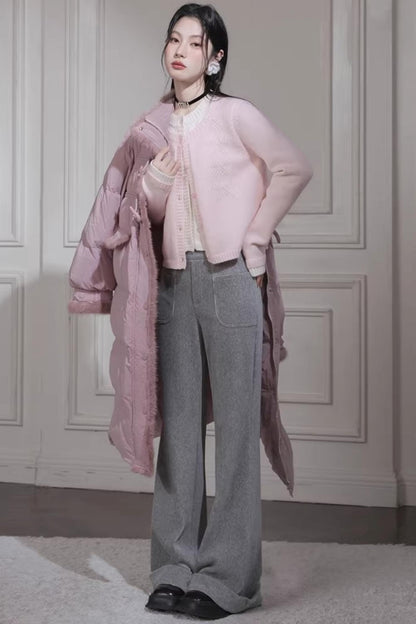 Peach Milkshake Wool Cardigan