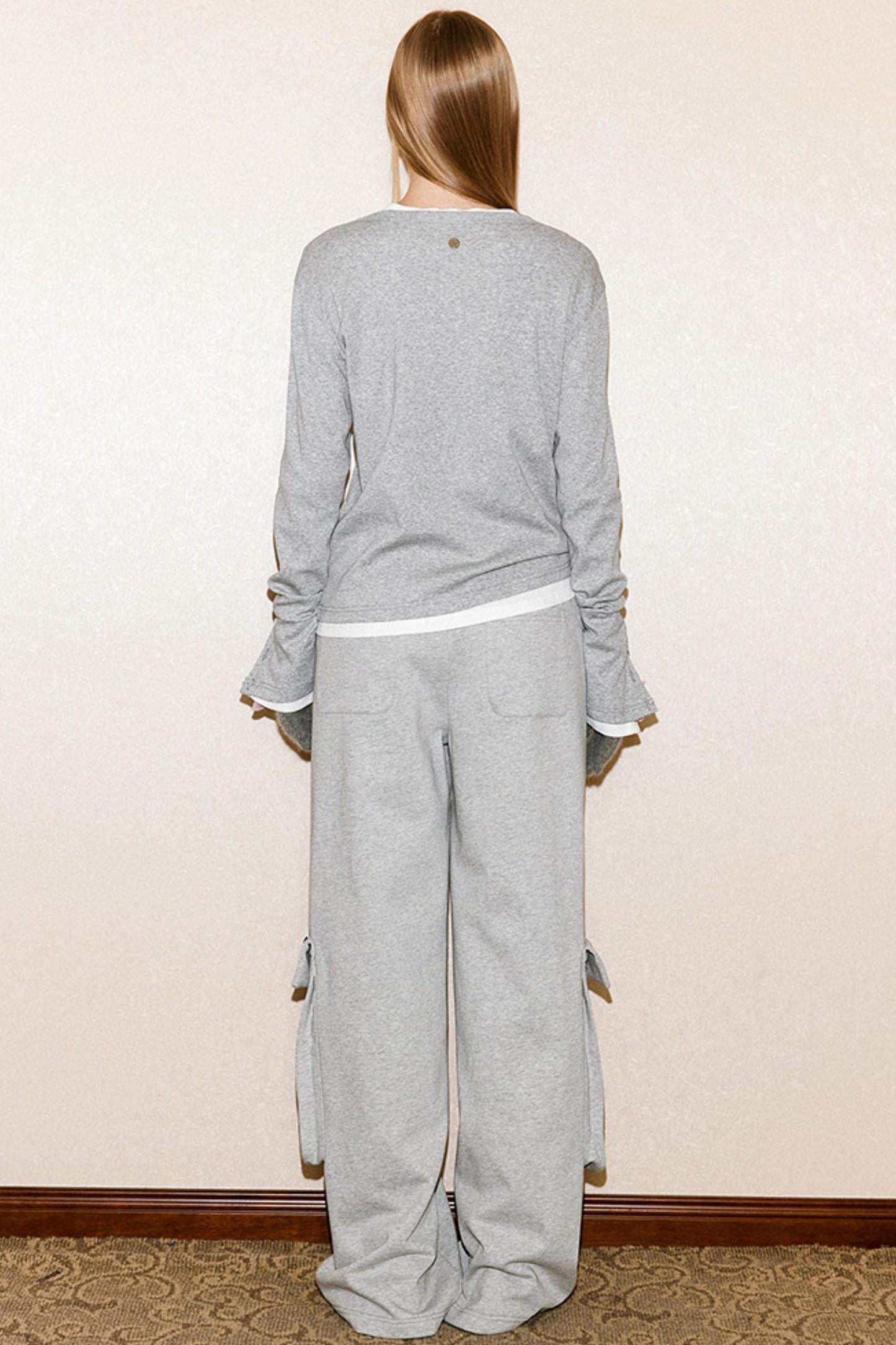 Linen Half-Buttoned Sweater