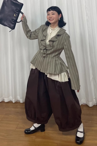 Braune, Weitgeschnittene Laternenhose