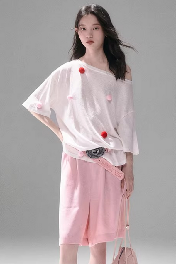 Berry Plush Off-Shoulder Top