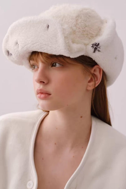 Reversible Plush Lei Feng Hat