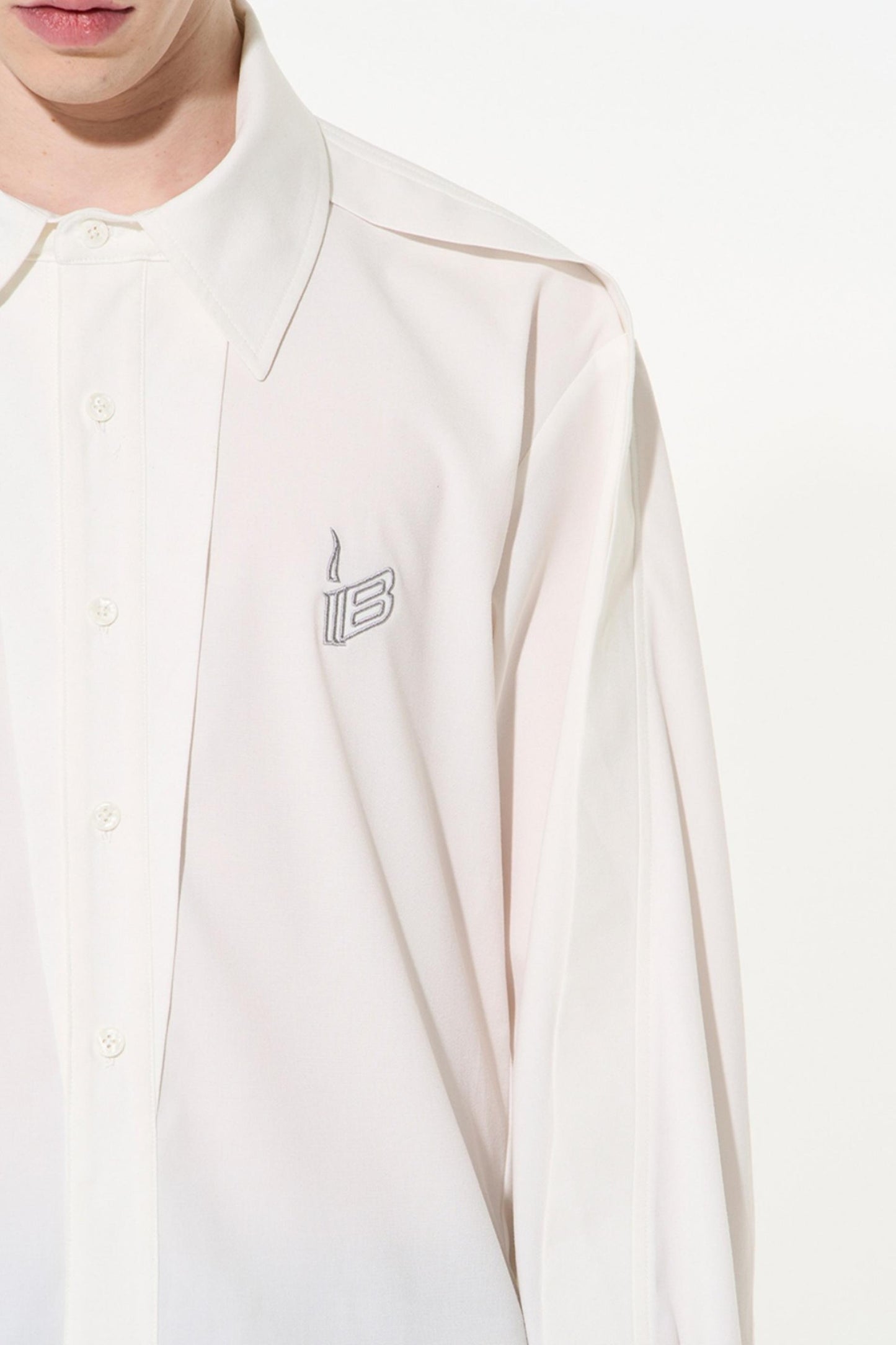 Two-Tone Oversized Long Sleeve Tee