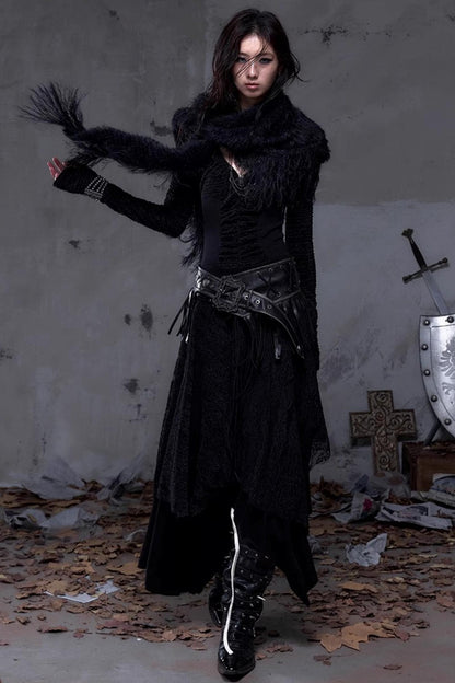 Court Dream Puff Sleeve Lace Maxi Dress