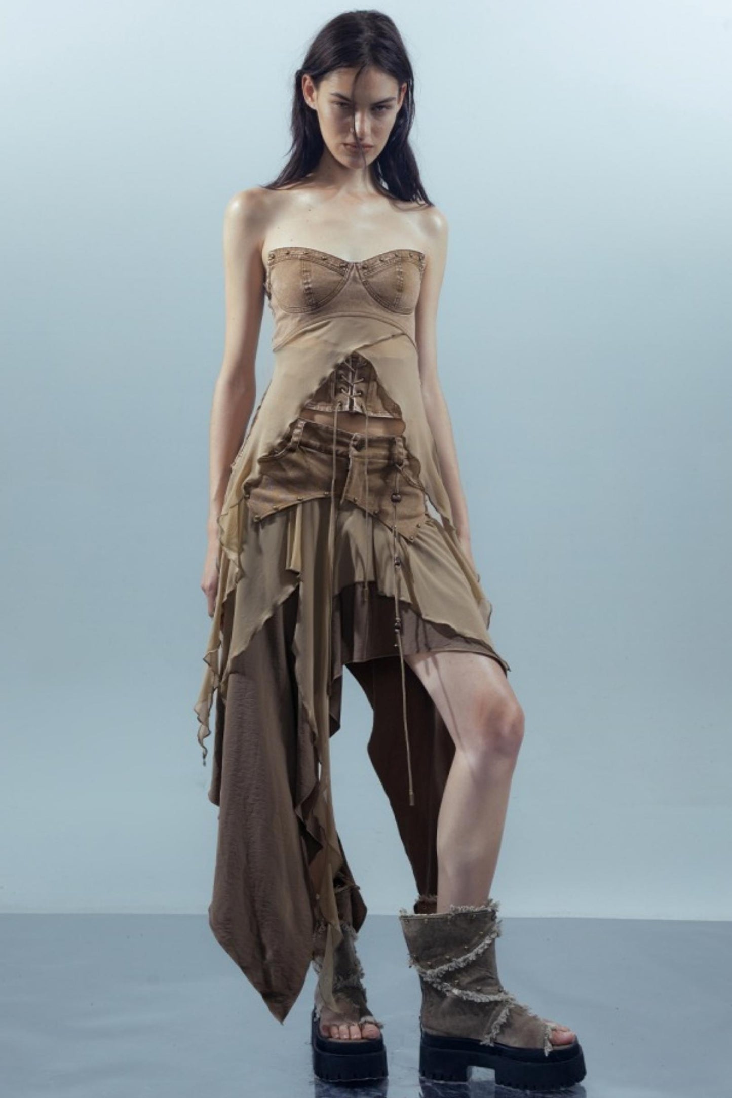 Eclectic Asymmetrical Skirt