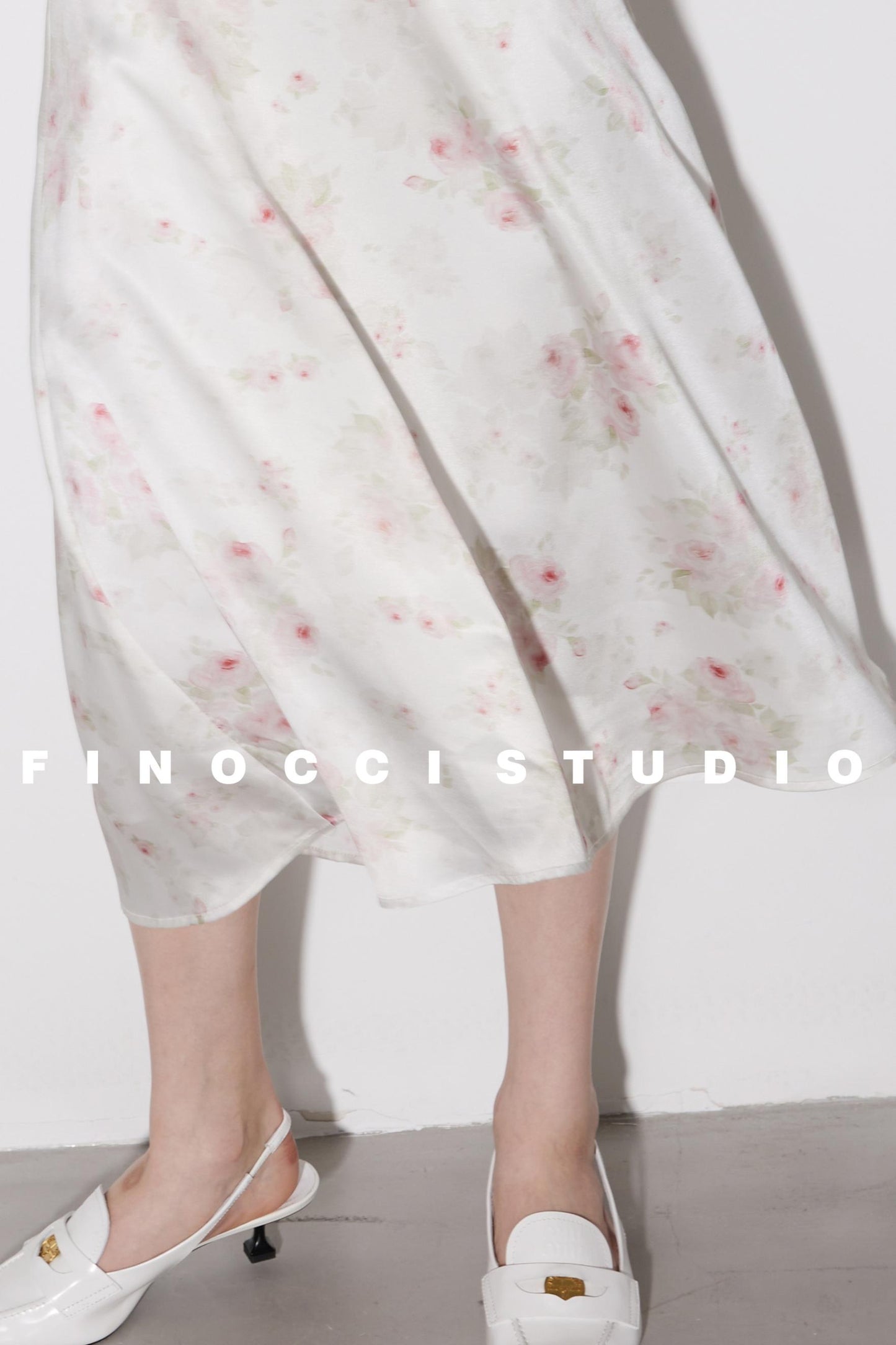 Summer Satin Floral Lingerie Set-Up