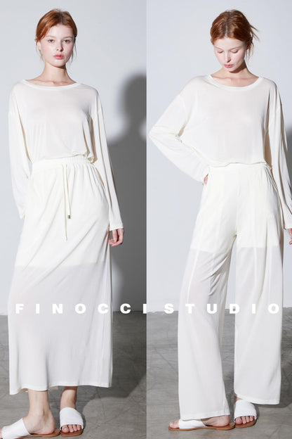 Mesh Trousers Three Piece Set-Up