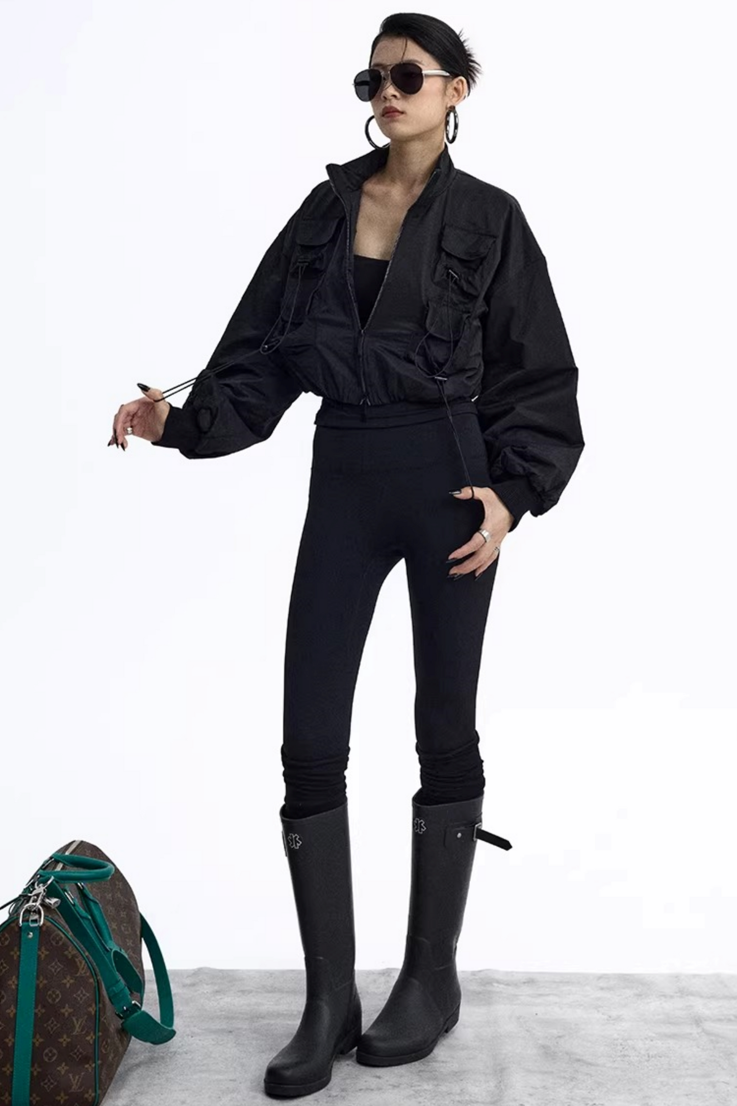 Solid Color Flight Jacket