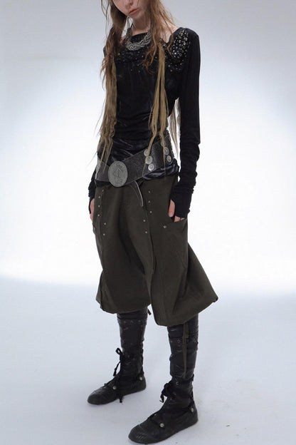 Distressed Harlem Equestrian Pants