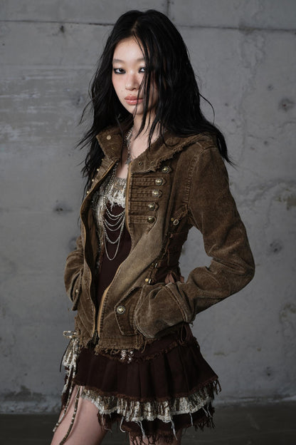 Detachable Slim Hooded Jacket