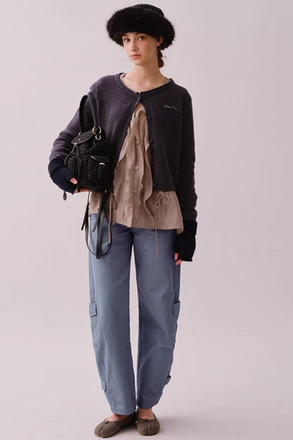 Rosa Retro Cotton Cargo Pants