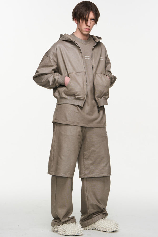 Golden Embroidered Sweat Set-Up