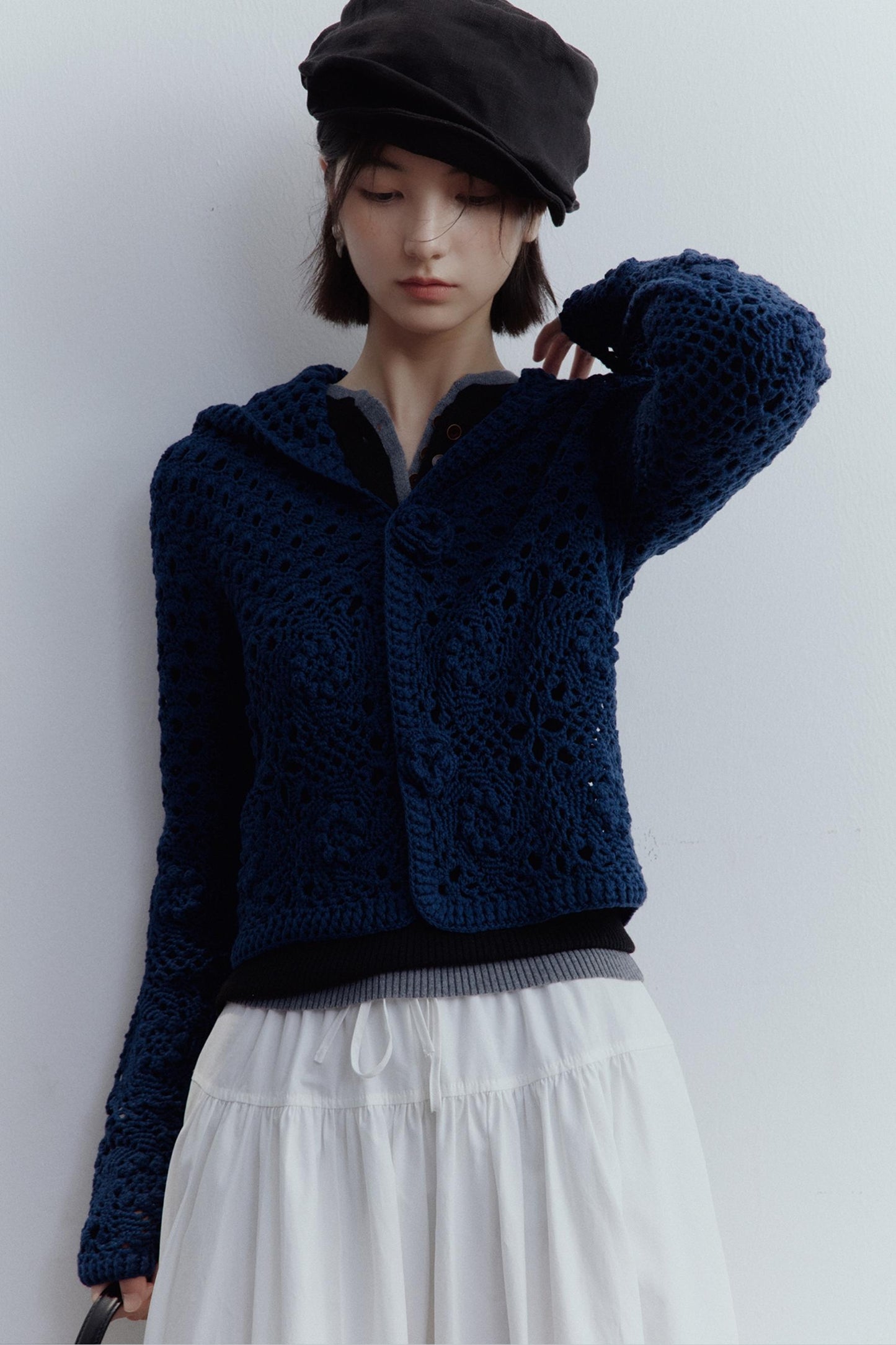 Deconstructing Linen Newsboy Hat